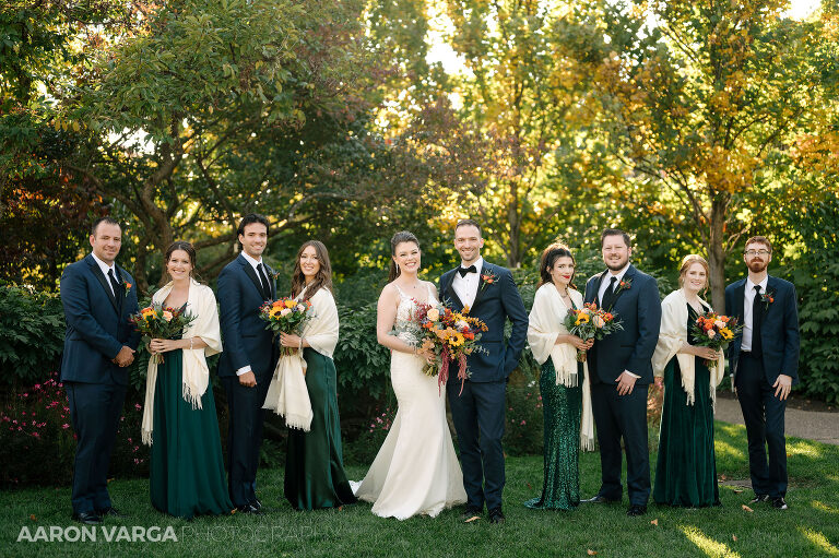 19 bridal party fall wedding(pp w768 h511) - Sarah + Alex | Phipps Conservatory Wedding Photos