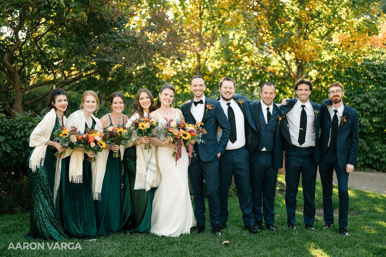 20 bridal party fall wedding colors(pp w768 h511) - Sarah + Alex | Phipps Conservatory Wedding Photos