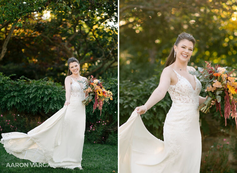 25 bride fall wedding dress(pp w768 h561) - Sarah + Alex | Phipps Conservatory Wedding Photos