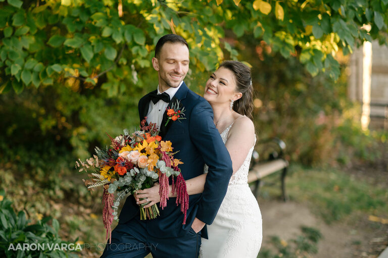 33 phipps conservatory fall outdoor wedding(pp w768 h511) - Sarah + Alex | Phipps Conservatory Wedding Photos