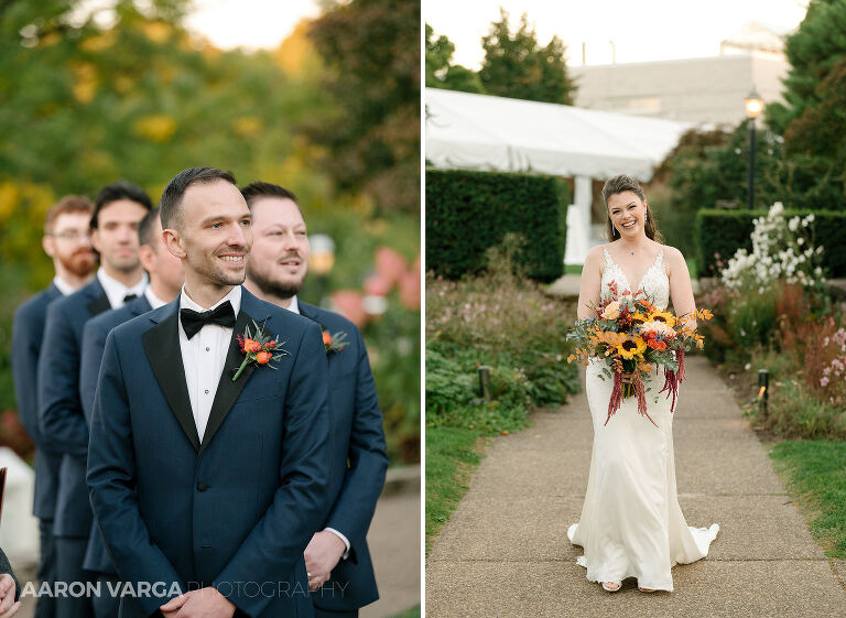 45 bride groom walking down aisle wedding(pp w768 h561) - Sarah + Alex | Phipps Conservatory Wedding Photos