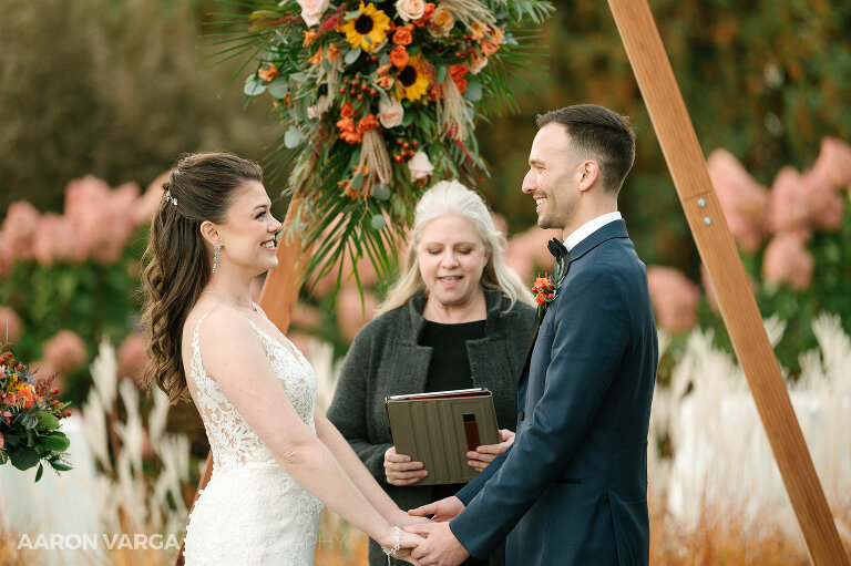 50 phipps conservatory fall wedding ceremony(pp w768 h511) - Sarah + Alex | Phipps Conservatory Wedding Photos