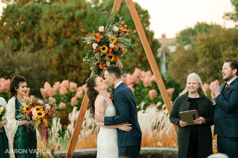 51 wedding ceremony outdoors phipps conservatory(pp w768 h511) - Sarah + Alex | Phipps Conservatory Wedding Photos