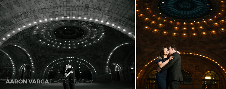 25 downtown pittsburgh engagement pennsylvanian(pp w768 h304) - Katie + Shane | Pitt University and Pennsylvanian Engagement Photos