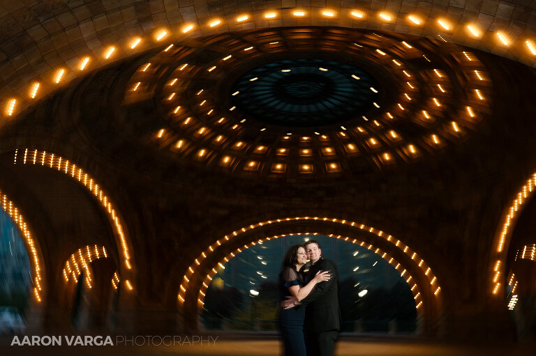 26 pennsylvanian night photos rotunda(pp w768 h511) - Katie + Shane | Pitt University and Pennsylvanian Engagement Photos
