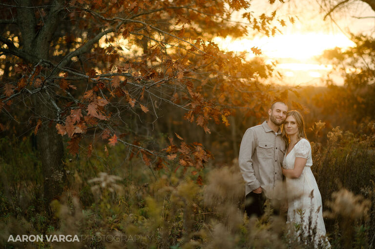 31 cleland rock mcconnells mill engagement at sunset(pp w768 h511) - Kait + Connor | McConnells Mill State Park Engagement Photos