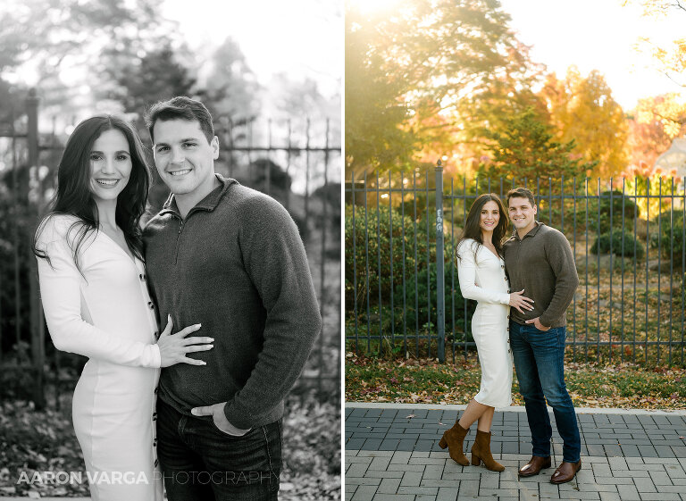 09 beautiful engaged couple photos(pp w768 h561) - Meredith + LJ | Phipps Conservatory and Schenley Park Engagement Photos