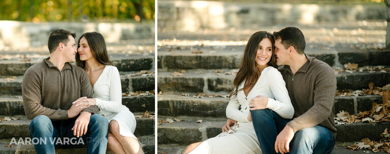 26 steps at schenley park engagement photos(pp w768 h304) - Meredith + LJ | Phipps Conservatory and Schenley Park Engagement Photos
