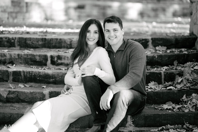 27 engagement photos fall schenley park steps(pp w768 h511) - Meredith + LJ | Phipps Conservatory and Schenley Park Engagement Photos