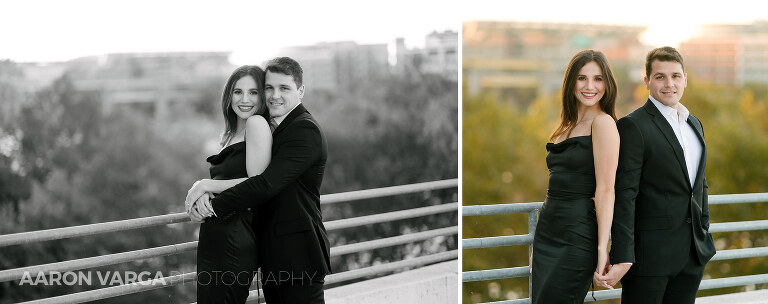 16 downtown pittsburgh rooftop engagement(pp w768 h304) - Meredith + LJ | Downtown Pittsburgh and North Shore Engagement Photos