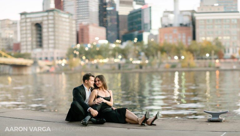 28 classy engagement photo north shore pittsburgh(pp w768 h435) - Meredith + LJ | Downtown Pittsburgh and North Shore Engagement Photos