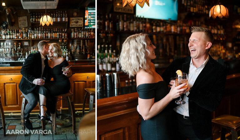 09 engagement photos with drinks(pp w768 h448) - Kassandra + Nate | Cocktail Bar and North Shore Engagement Photos