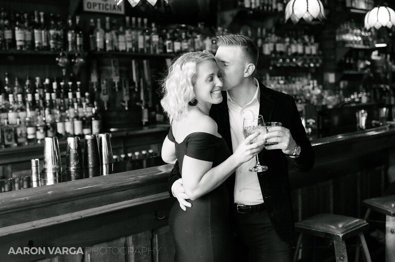10 fun engagemetn bar pittsburgh(pp w768 h511) - Kassandra + Nate | Cocktail Bar and North Shore Engagement Photos