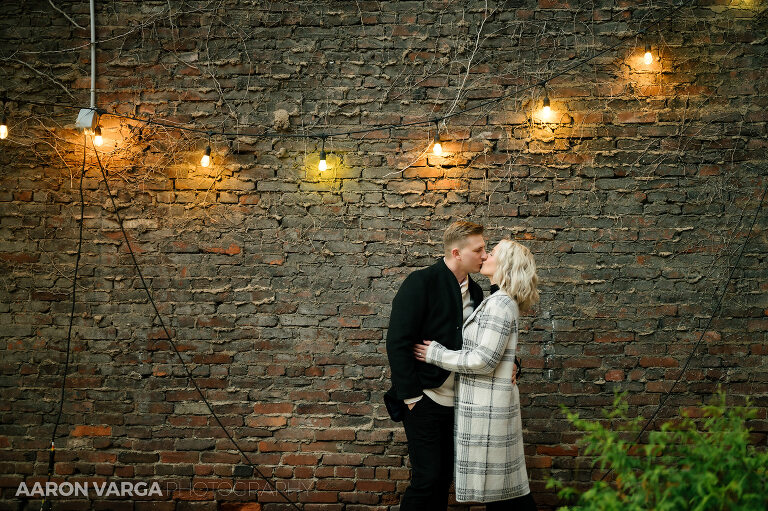 26 downtown pittsburgh christmas lights engagement(pp w768 h511) - Kassandra + Nate | Cocktail Bar and North Shore Engagement Photos