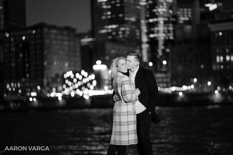34 pittsburgh night city lights engagement(pp w768 h511) - Kassandra + Nate | Cocktail Bar and North Shore Engagement Photos