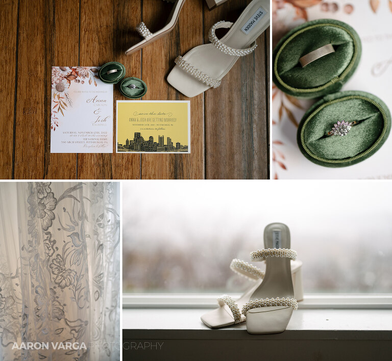 02 national aviary wedding bridal details(pp w768 h708) - Anna + Josh | National Aviary Wedding Photos