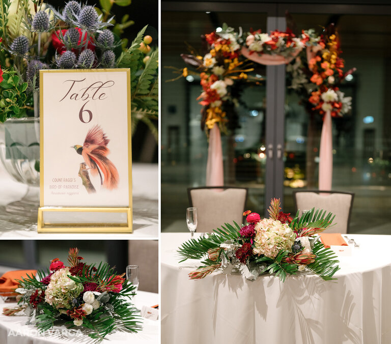 40 national aviary wedding reception details(pp w768 h676) - Anna + Josh | National Aviary Wedding Photos