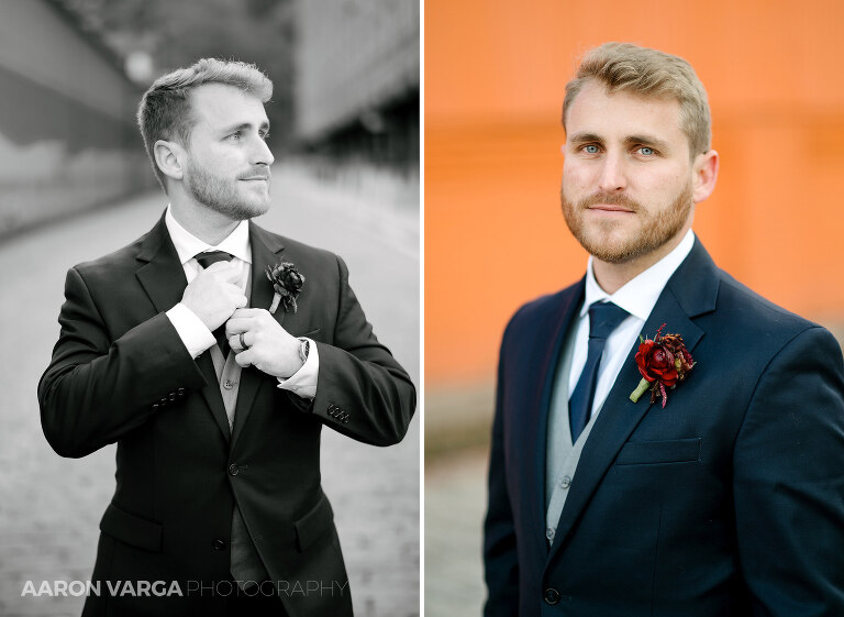 18 groom wedding highline 1(pp w768 h561) - Brenna + Garrett | Energy Innovation Center Wedding Photos