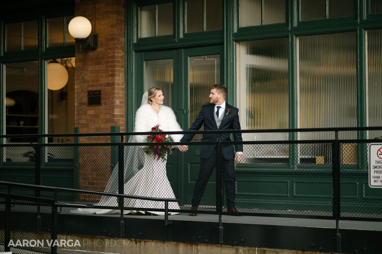 49 bride groom winter wedding 1(pp w768 h511) - Brenna + Garrett | Energy Innovation Center Wedding Photos