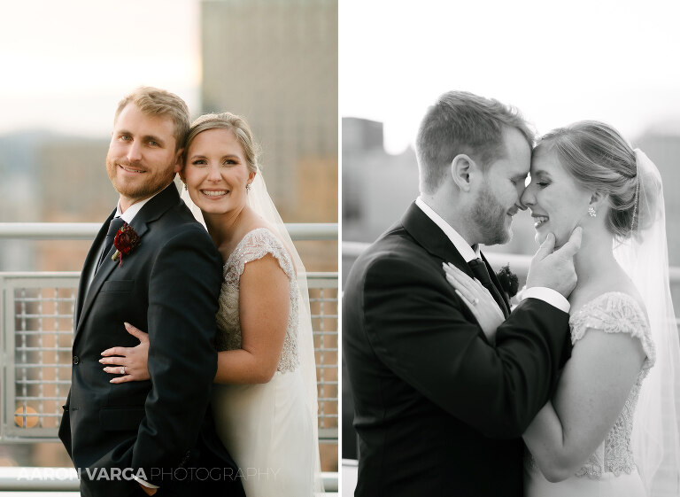 58 energy innovation center wedding sunset(pp w768 h561) - Brenna + Garrett | Energy Innovation Center Wedding Photos