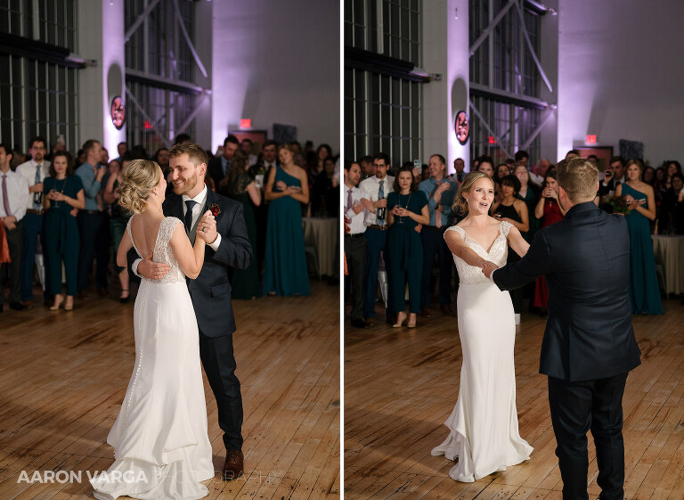 63 energy innovation center wedding first dance(pp w768 h561) - Brenna + Garrett | Energy Innovation Center Wedding Photos