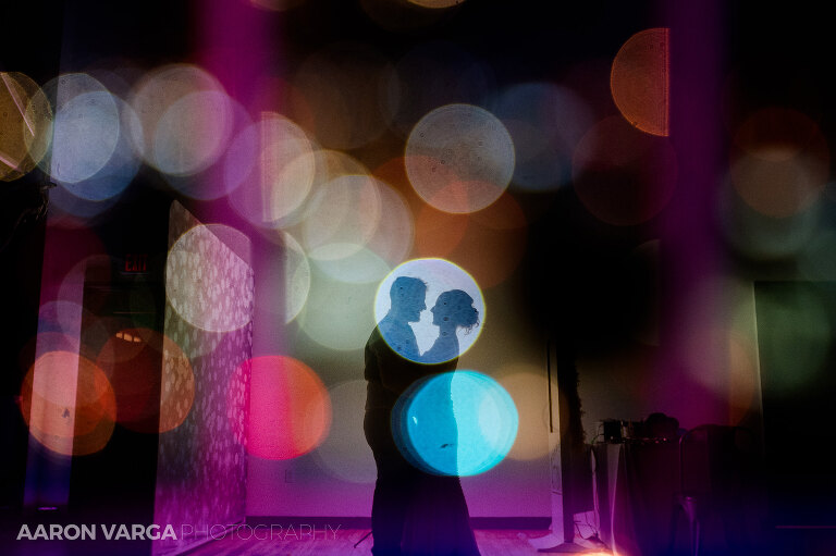 68 energy innovation center double exposure night(pp w768 h511) - Brenna + Garrett | Energy Innovation Center Wedding Photos