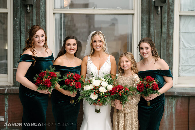 16 winter wedding bridesmaid dresses(pp w768 h511) - Ashley + Jordan | Renaissance Pittsburgh Hotel Wedding Photos