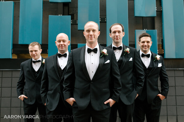 20 downtown pittsburgh groom(pp w768 h511) - Ashley + Jordan | Renaissance Pittsburgh Hotel Wedding Photos