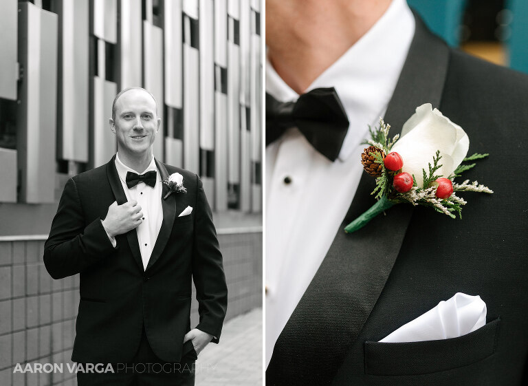 22 groom photos(pp w768 h561) - Ashley + Jordan | Renaissance Pittsburgh Hotel Wedding Photos