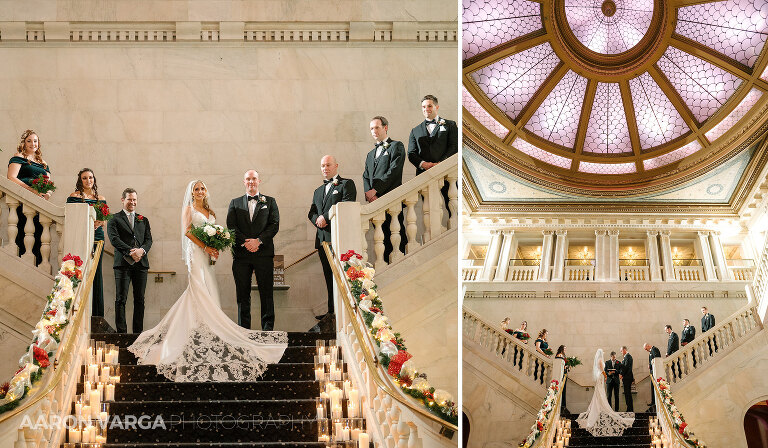 26 wedding ceremony renaissance hotel pittsburgh(pp w768 h448) - Ashley + Jordan | Renaissance Pittsburgh Hotel Wedding Photos