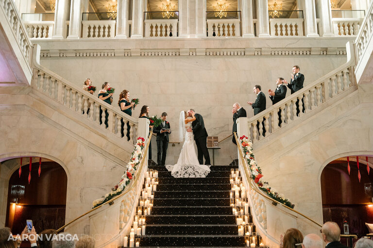 27 renaissance hotel pittsburgh wedding creremony(pp w768 h511) - Ashley + Jordan | Renaissance Pittsburgh Hotel Wedding Photos