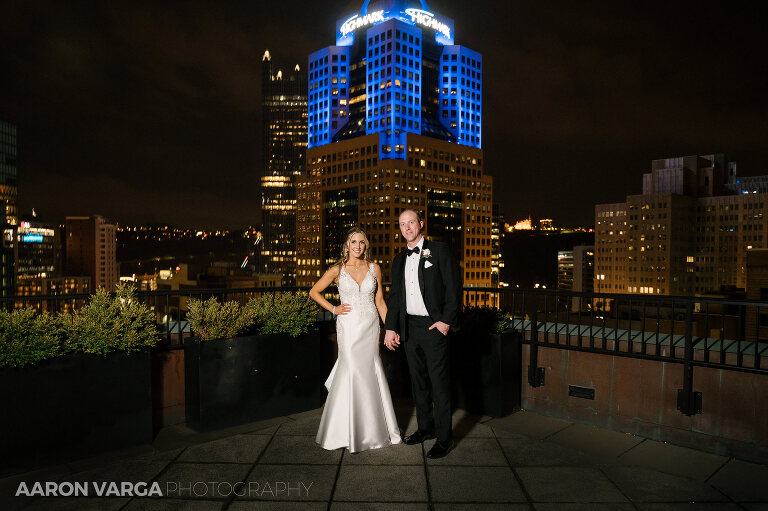 55 renaissance hotel night shots(pp w768 h511) - Ashley + Jordan | Renaissance Pittsburgh Hotel Wedding Photos