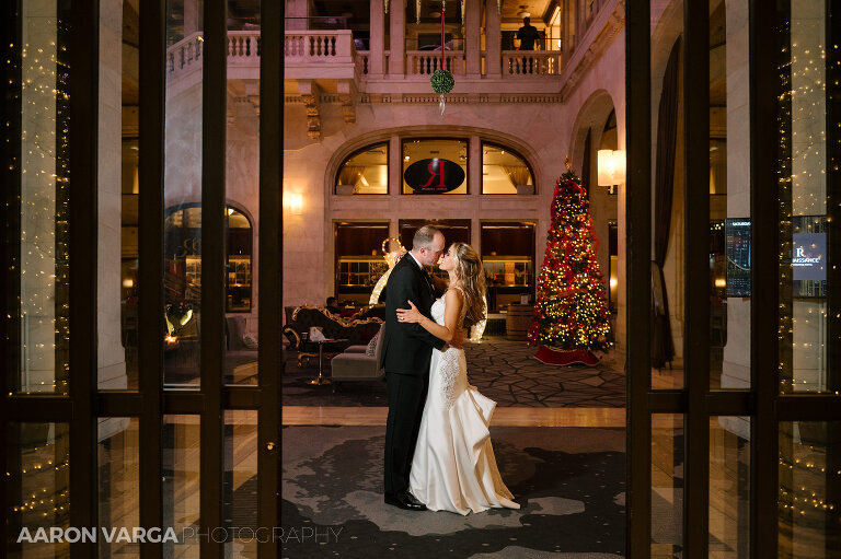 62 unique Christmas wedding photos(pp w768 h511) - Ashley + Jordan | Renaissance Pittsburgh Hotel Wedding Photos