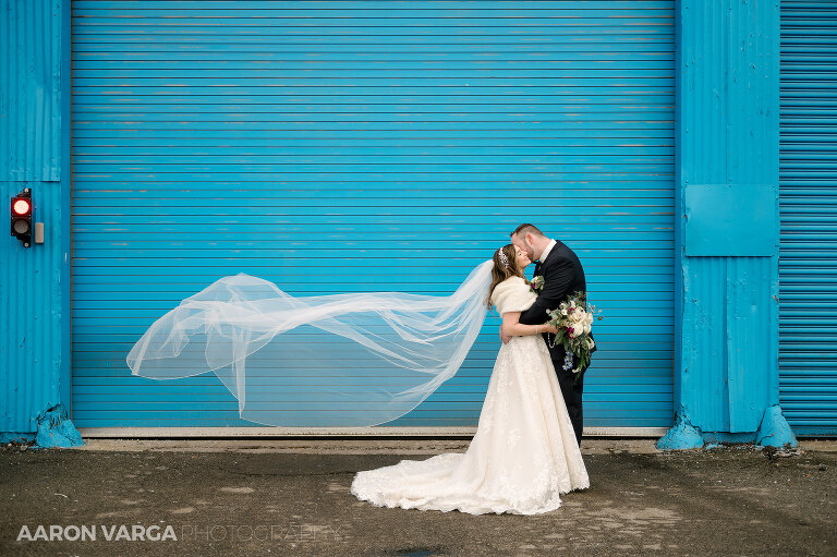 33 beautiful wedding photos long veil(pp w768 h511) - Sneak Peek! Abigail + George | Le Mont Restaurant Wedding Photos