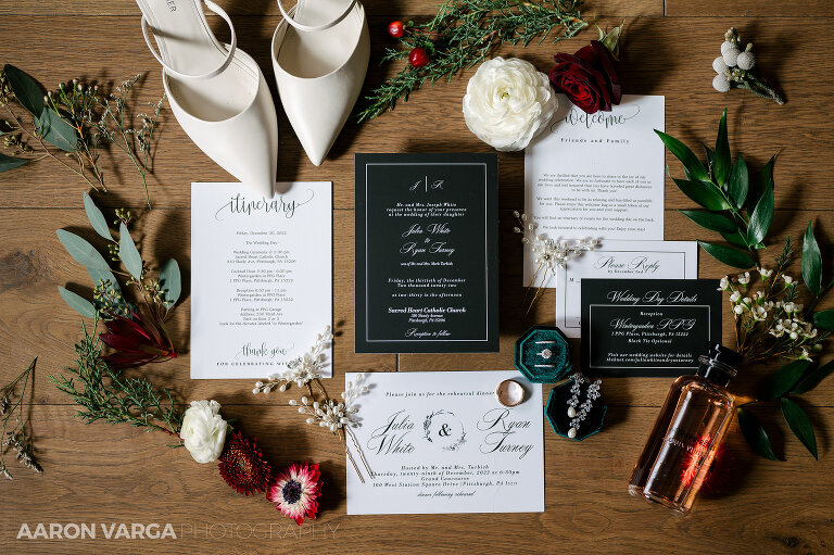 01 industrialist hotel pittsburgh wedding details(pp w768 h511) - Julia + Ryan | PPG Wintergarden Wedding Photos