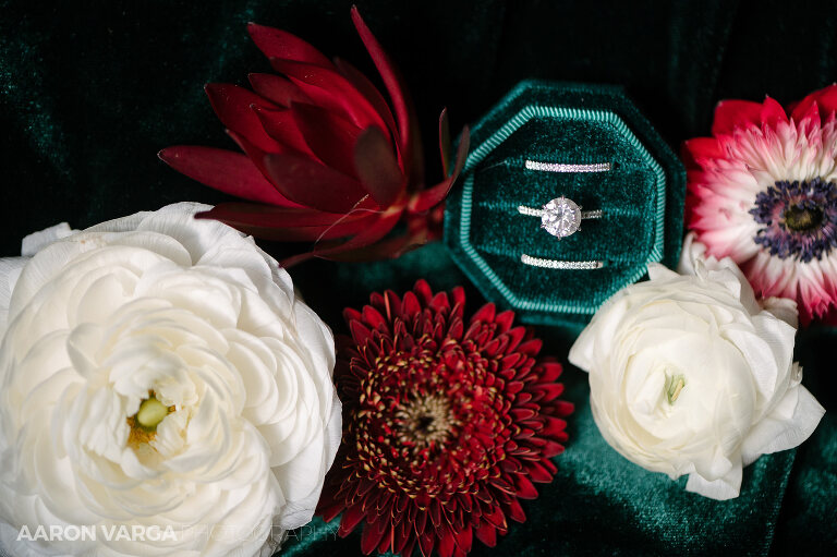 06 industrialist hotel pittsburgh engagement ring(pp w768 h511) - Julia + Ryan | PPG Wintergarden Wedding Photos
