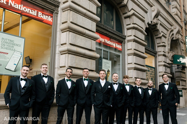 13 industrialist hotel pittsburgh groomsmen(pp w768 h511) - Julia + Ryan | PPG Wintergarden Wedding Photos