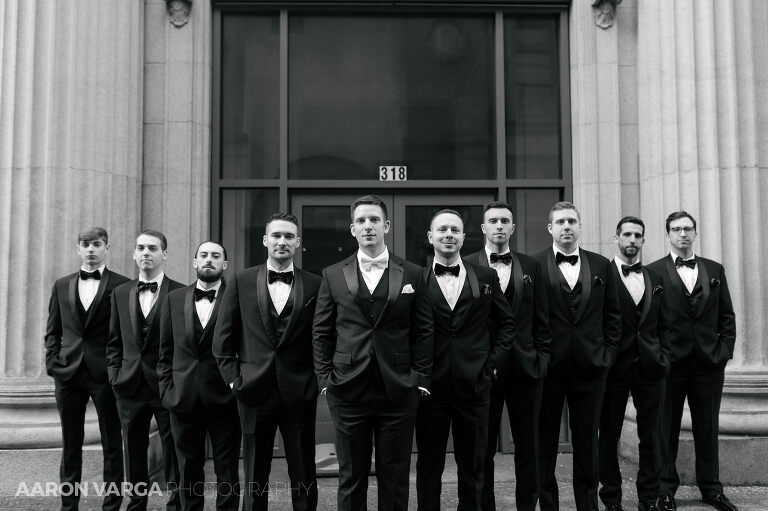 14 industrialist hotel pittsburgh groom(pp w768 h511) - Julia + Ryan | PPG Wintergarden Wedding Photos