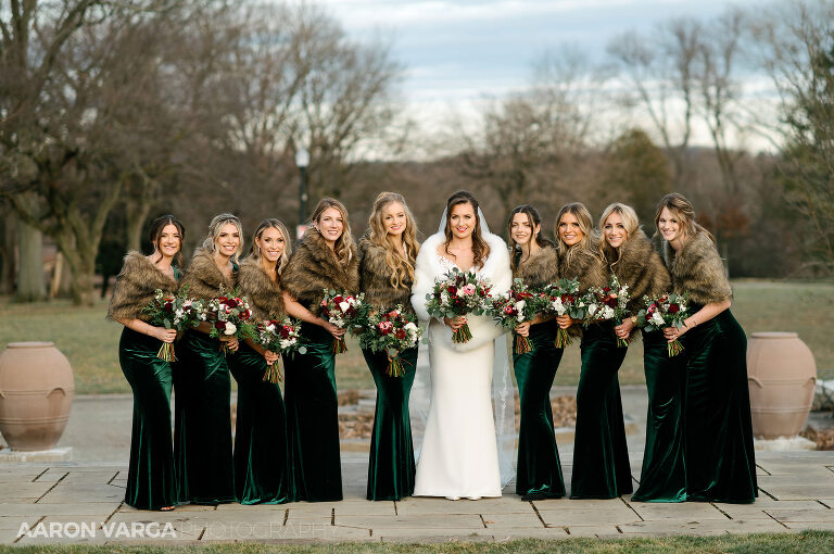 24 bridesmaids winter wedding(pp w768 h510) - Julia + Ryan | PPG Wintergarden Wedding Photos