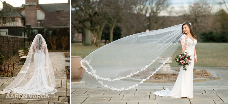 27 mellon park bride winter wedding(pp w768 h351) - Julia + Ryan | PPG Wintergarden Wedding Photos