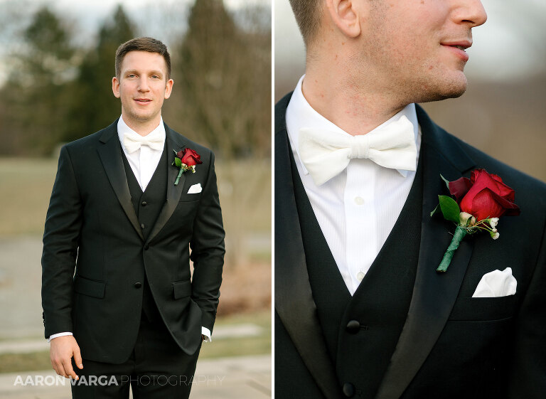 33 groom portrait details(pp w768 h561) - Julia + Ryan | PPG Wintergarden Wedding Photos