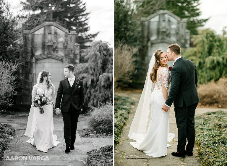 42 mellon park winter wedding photo(pp w768 h561) - Julia + Ryan | PPG Wintergarden Wedding Photos