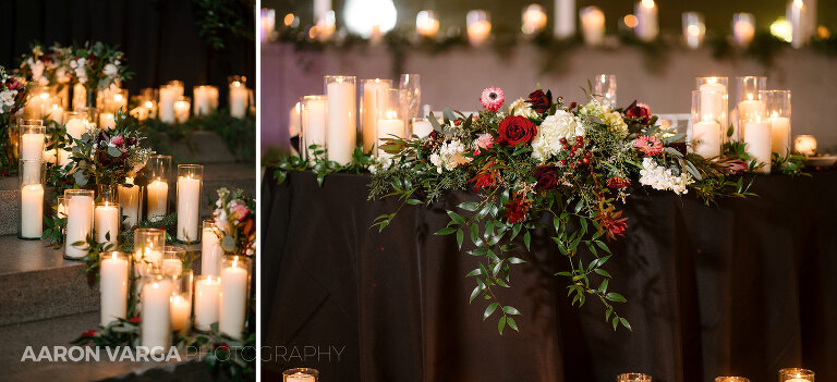 55 ppg wintergarden candles(pp w768 h351) - Julia + Ryan | PPG Wintergarden Wedding Photos