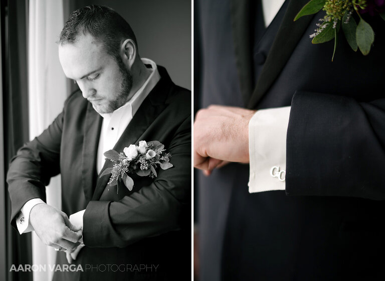 08 sheraton station square groom photo(pp w768 h561) - Abigail + George | Le Mont Restaurant Wedding Photos