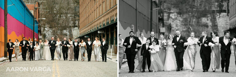 11 highline bridal party(pp w768 h253) - Abigail + George | Le Mont Restaurant Wedding Photos