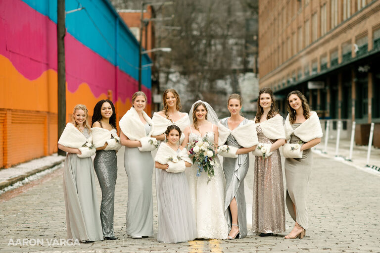 15 highline south side bridesmaids(pp w768 h511) - Abigail + George | Le Mont Restaurant Wedding Photos
