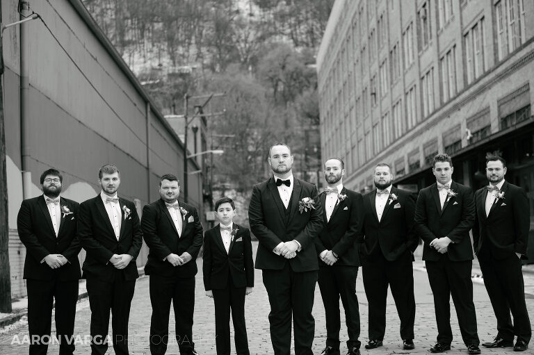 16 groomsmen wedding highline(pp w768 h511) - Abigail + George | Le Mont Restaurant Wedding Photos