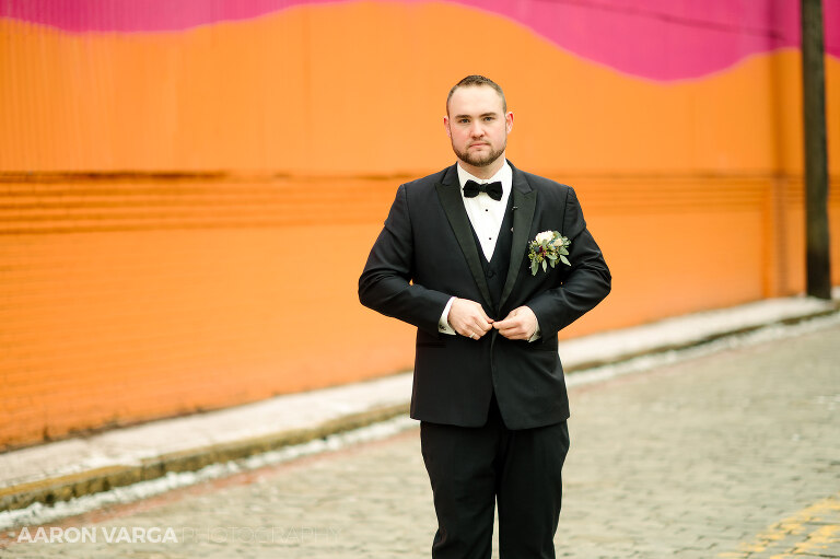 19 groom photo highline(pp w768 h511) - Abigail + George | Le Mont Restaurant Wedding Photos