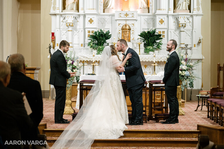 37 winter wedding st mary of the mount(pp w768 h511) - Abigail + George | Le Mont Restaurant Wedding Photos