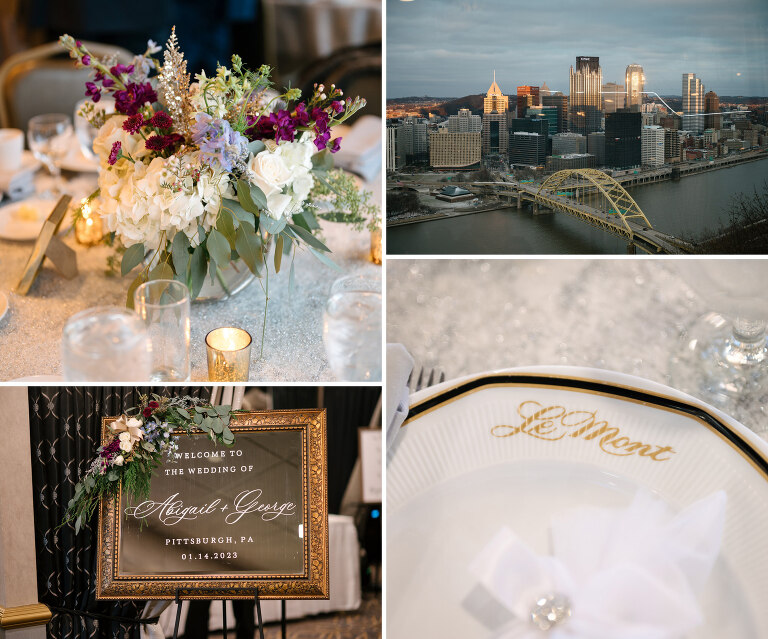 44 lemont wedding details(pp w768 h639) - Abigail + George | Le Mont Restaurant Wedding Photos